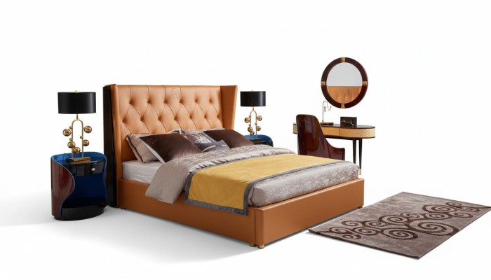 Łóżko Podkładka Design Luxury Double Hotel Łóżko Luxury Hotel 180x200