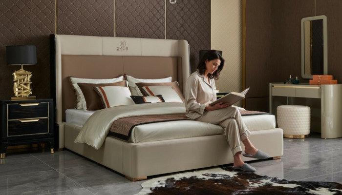 Stolik nocny konsole Stoliki boczne Tabela Luxury Hotel Sypialnia Meble