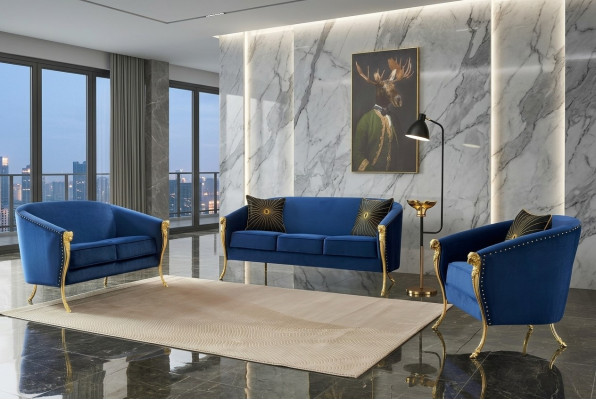 Design 3 miejsce do siedzenia Relaks Sofy Club Lounge Sofa Włókienniczy Podkładka Kanapa Materiał Kanapy