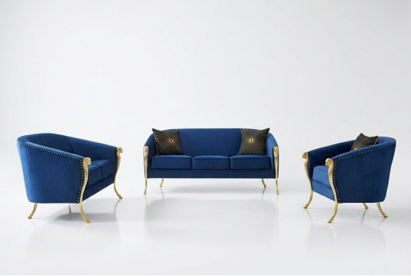 Design 3 miejsce do siedzenia Relaks Sofy Club Lounge Sofa Włókienniczy Podkładka Kanapa Materiał Kanapy