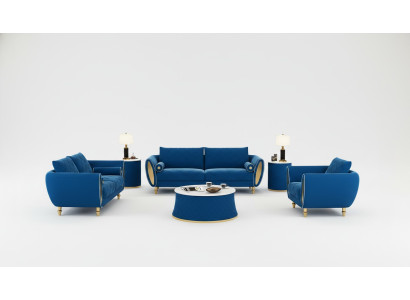 Zestaw sofowy 3 2 1 miejsce do siedzenia Zestaw Design Sofa Podkładka Couchen Couch Modern Ustawić