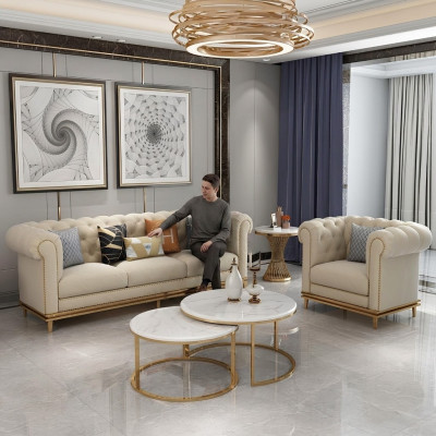 Sofa Zestaw sofowy 3+1 miejsce do siedzenia Zestaw Design Podkładka Couchen Couch Modern Ustawić