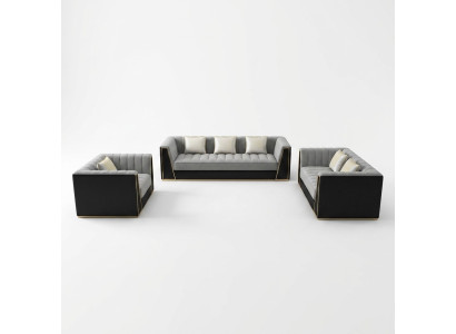 Zestaw sofowy 3 2 1 miejsce do siedzenia Zestaw Design Sofa Podkładka Kanapy Kanapa Modern