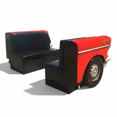Podwójna Sofa Samochodowa Sofa Jadalnia Kanapa Meble Samochodowe USA Wyposażenie Dekoracja Model Skóra