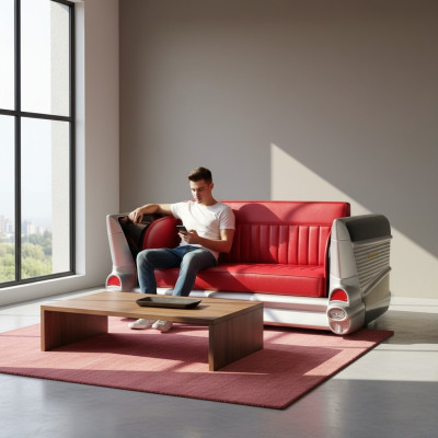 Sofa Kanapa Diner Cadillac USA Dekoracyjna Sofa Samochodowa Ameryka Styl Meble Kanapy Sofy