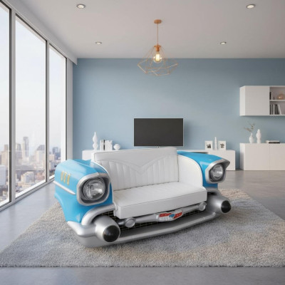 Sofa samochodowa Sofa Kanapa Diner Cadillac USA Dekoracja Ameryka Styl Meble Kanapy Sofy