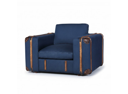 Design Fotel Walizka Włókienniczy Kanapa Podkładka Sofy Jednoosobowe do salonu Meble retro