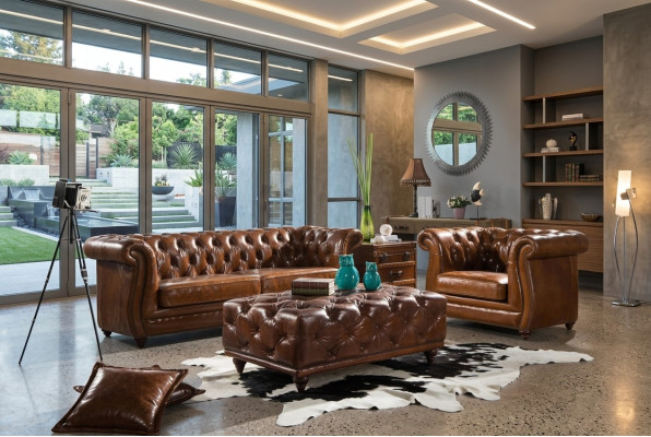 Zestaw sofowy Couch Podkładka Classic 3+1 miejsce do siedzenia Set Design Sofy Podkładka Skóra Nowość