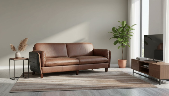 Luxury Vintage 3+2 miejsce do siedzenia Prawdziwa skóra Meble Salon Sofa Suite Loft Obcios