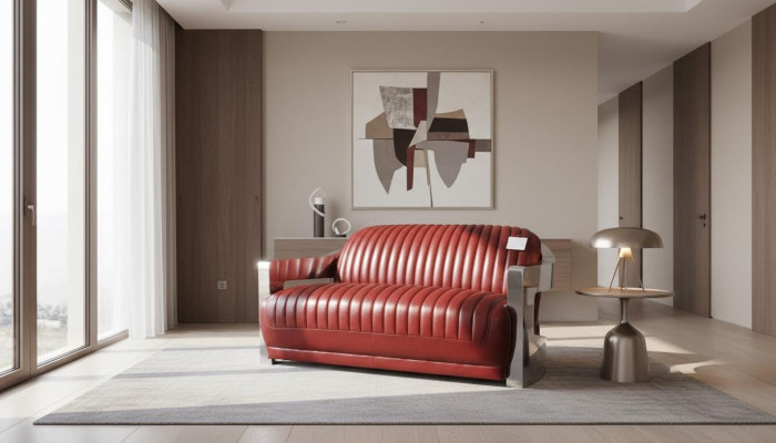 Design Club 2 miejsce do siedzenia sofa skórzana sofa trzyosobowa vintage Skóra dwumiejscowa kanapa