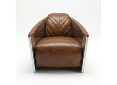 Skórzany Fotel Airplane Aviator Fotel LoungeFotel CocktailFotel vintage