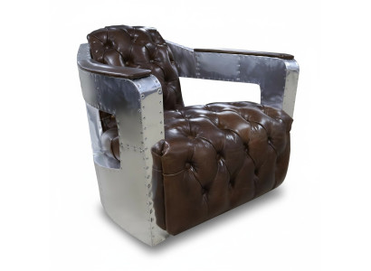 Piękne policzki do uszu w stylu vintage Chesterfield Fotel ClubFotel samolot