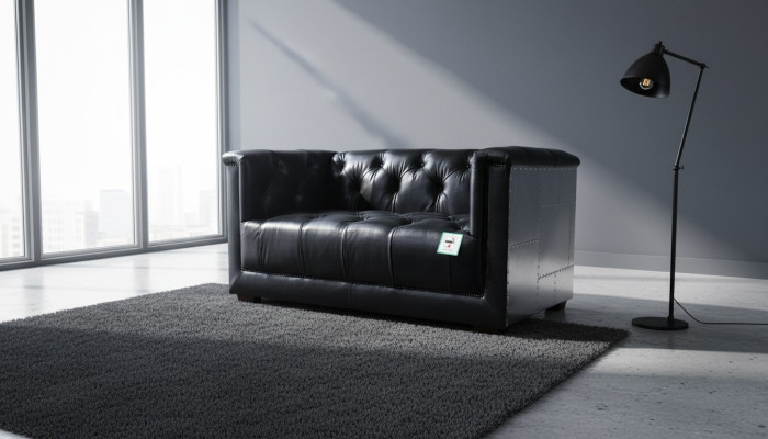 Prawdziwa skóra Sofa Dwumiejscowy SamolotFotel Podłokietnik AviatorFotel New LeatherFotel
