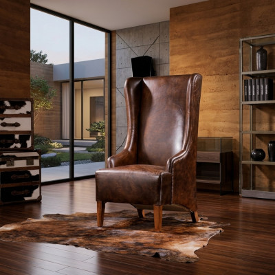 Prawdziwa skóra RelaxFotel Vintage Cigar LeatherFotel Fotel Skóra EarsFotel Telewizja