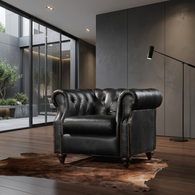 Chesterfield Fotel Vintage LoungeFotel Cocktail ClubFotel Sofa TV Nowość