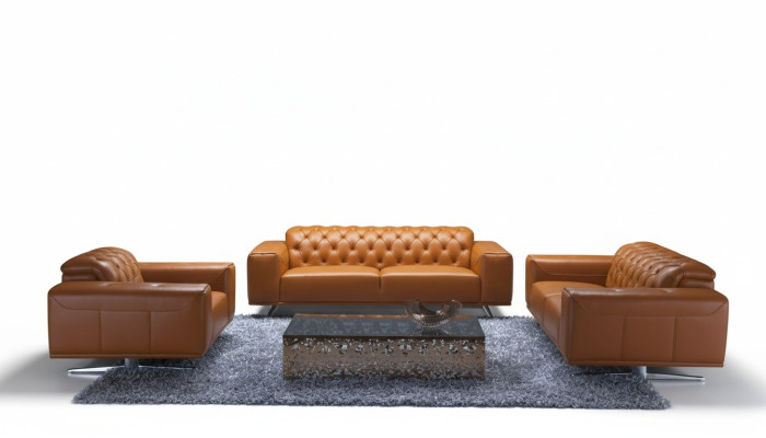 Zestaw sofowy Chesterfield brązowe kanapy skórzana sofa kanapa kanapa klasyczna nowa