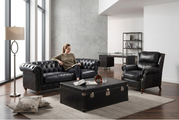 Klasyczna Sofa Chesterfield Couch Podkładka Ustawić Couches Sofy Design
