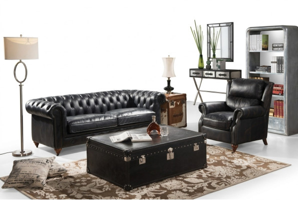 Klasyczna Sofa Chesterfield Couch Podkładka Ustawić Couches Sofy Design