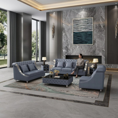 Zestaw sofowy 3 2 1 miejsce do siedzenia Zestaw Design Sofa Kanapy Podkładka Couch Modern