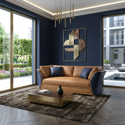 Sofa trzyosobowa kanapa Podkładka Design Siedziba Sofy Dekoracja Pokój Meble Modern