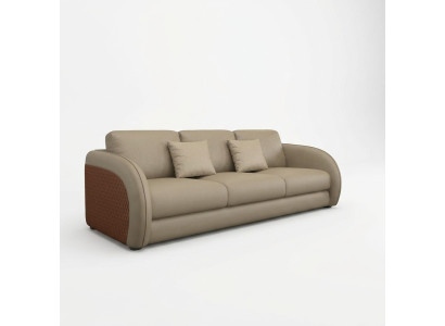 Sofa Trzyosobowa Podkładka Design Sofa Nowoczesna 3-osobowa Siedziba Sofy Pokój Meble Beige