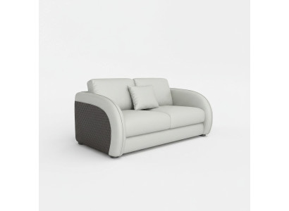Skórzana sofa kanapa Żywy krajobraz 2 miejsce siedzenia design nowoczesna sofa dwuosobowa Prawdziwa skóra