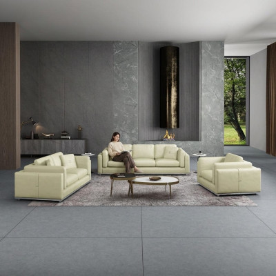 Skórzana sofa Zestaw sofowy 3 2 1 miejsce do siedzenia Zestaw Ustawić sofę tapicerowaną kanapę sofę kanapę
