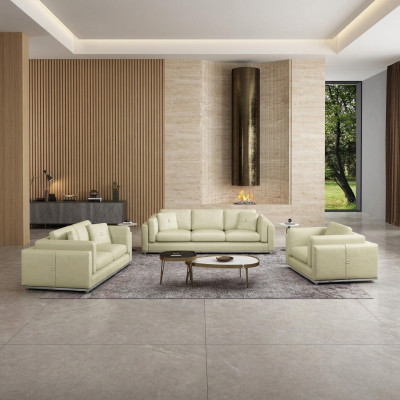 Skórzana sofa Zestaw sofowy 3 2 1 miejsce do siedzenia Zestaw Ustawić sofę tapicerowaną kanapę sofę kanapę