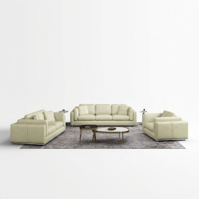 Skórzana sofa Zestaw sofowy 3 2 1 miejsce do siedzenia Zestaw Ustawić sofę tapicerowaną kanapę sofę kanapę