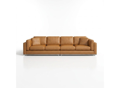Sofa 4 miejsce do siedzenia Sofy Luksusowe sofy tapicerowane Sofy skórzane Luksusowa designerska kanapa Nowa sofa