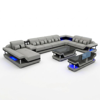 Design Sofa Kompletny zestaw Ustawić Podkładkę Narożnikową kanapa Narożnik Kanapa Kredens Tabela