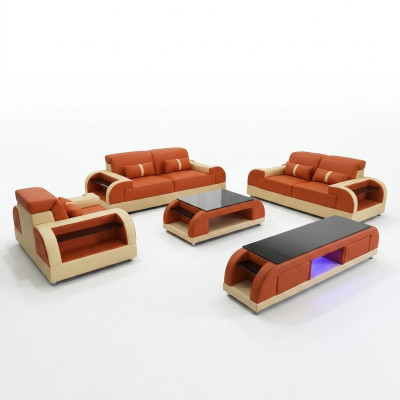 Zestaw sofowy 3 2 1 miejsce do siedzenia Zestaw Design Sofa Kanapy Podkładka Kanapa Modern Luxury New