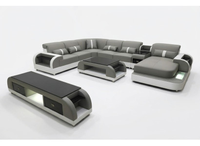 Narożnikowa kanapa kanapa led Ustaw Żywy krajobraz Podkładka Ustaw usb podświetlana
