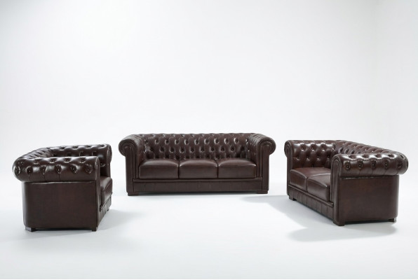 Zestaw sofowy 321 miejsce do siedzenia Zestaw Sofa Podkładka Kanapa Skóra Relaks Zestaw do salonu