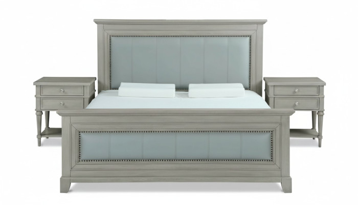 Łóżko Designer Luksusowe łóżko hotelowe 180x200cm Sleep Pokój Drewno Podwójne łóżko Baroque