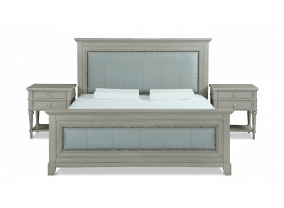 Łóżko Designer Luksusowe łóżko hotelowe 180x200cm Sleep Pokój Drewno Podwójne łóżko Baroque