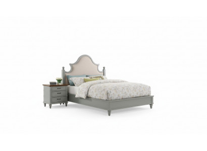 Design Luxury Sypialnia Zestaw Łóżko 2x Szafki nocne Kredens Ustawić łóżko Hotelowe