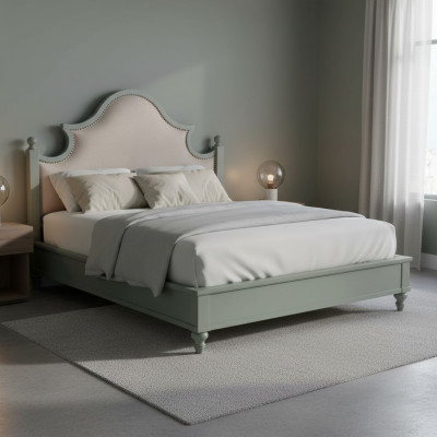 Luksusowa Sypialnia Łóżko Podkładka Design 180x200cm Dwuosobowe łóżka hotelowe Włókienniczy Nowość