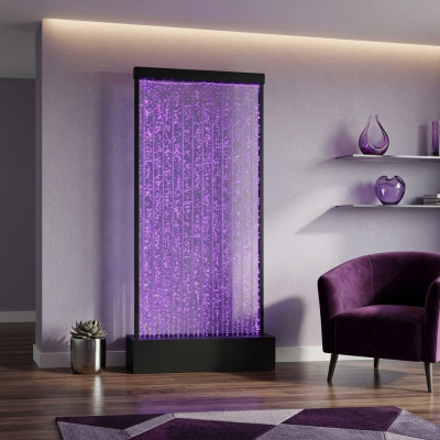 Panel ścienny LED na ścianę wodną z bańkami wodnymi designerska woda Ściana