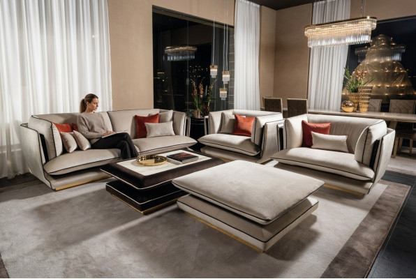 Zestaw sofowy 311 miejsce do siedzenia Sofa Kanapa Podkładka Ustawić Kanapy Sofy arredoclassic