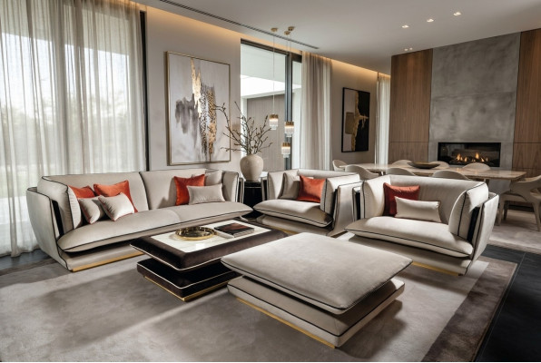 Zestaw sofowy 311 miejsce do siedzenia Sofa Kanapa Podkładka Ustawić Kanapy Sofy arredoclassic