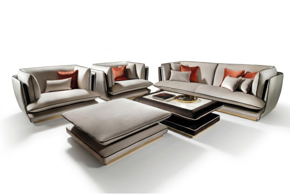 Zestaw sofowy 311 miejsce do siedzenia Stołek Zestaw Meble Sofa Podkładka Grupa Couch arredoclassic