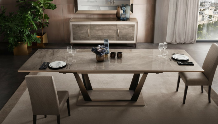 Stół obiadowy Tabela jadalnia salon Ustaw Drewno Design stoły 200x102/294cm
