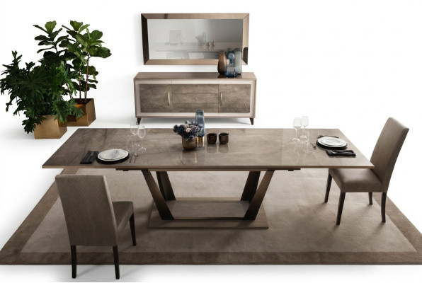 Stół obiadowy Tabela jadalnia salon Ustaw Drewno Design stoły 200x102/294cm