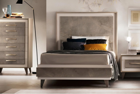 Łóżko tapicerowane łóżka Łóżko Podkładka Drewno Designer Hotel Design arredoclassic 120 cm