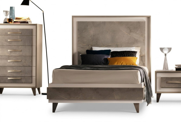 Łóżko tapicerowane łóżka Łóżko Podkładka Drewno Designer Hotel Design arredoclassic 120 cm