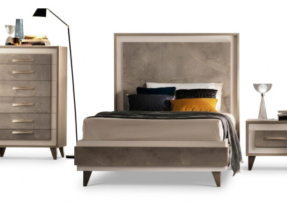 Łóżko tapicerowane łóżka Łóżko Podkładka Drewno Designer Hotel Design arredoclassic 120 cm