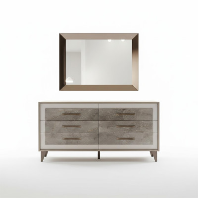 Komody Szafa Lustro Design Meble Meble Szafa 2-częściowe. Ustaw arredoclassic