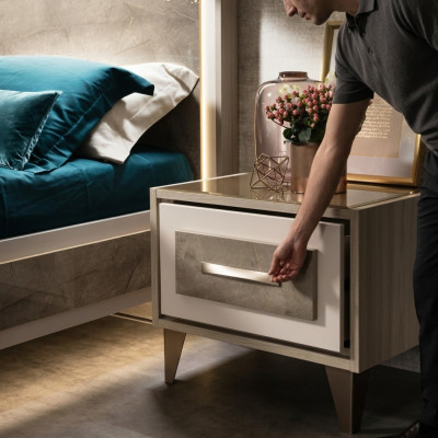 Night Tablica konsola Side Sleep Design Pokój stoły Konsole arredoclassic
