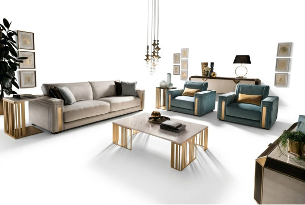 Zestaw sofowy 31 miejsce do siedzenia Set Design Sofa Podkładka Couchen Couch Luxury arredoclassic